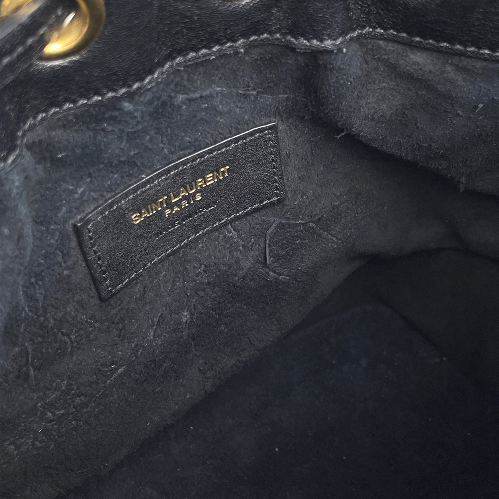 Saint Laurent Emmanuel Handbag, Logo, 2-Way Shoulder Bag, Fringe, Drawstring ... - Picture 7 of 9